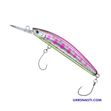 Воблер Daiwa Presso Double Clutch 60F1 цвет Pink Yamame Chart Belly